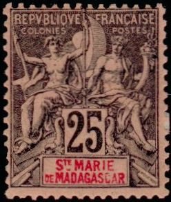 Stamp, Type Groupe, French Colonies,  