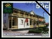 Stamp, Kentish Hotel, Waiuku - Large Format, Personalized and Private Mail Stamps,  , Architecture, Buildings, Hotels
