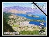 Stamp, Summer View of Queenstown, Personalized and Private Mail Stamps,  , Cable Cars, Lakes, Summer, Townscapes / City Views