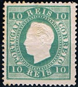 Stamp, King Luis I, Portugal,  , Famous People, Heads of State, Kings, Men, Royalty