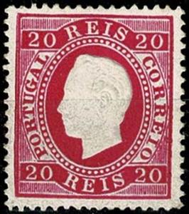 Stamp, King Luis I, Portugal,  , Famous People, Heads of State, Kings, Men, Royalty