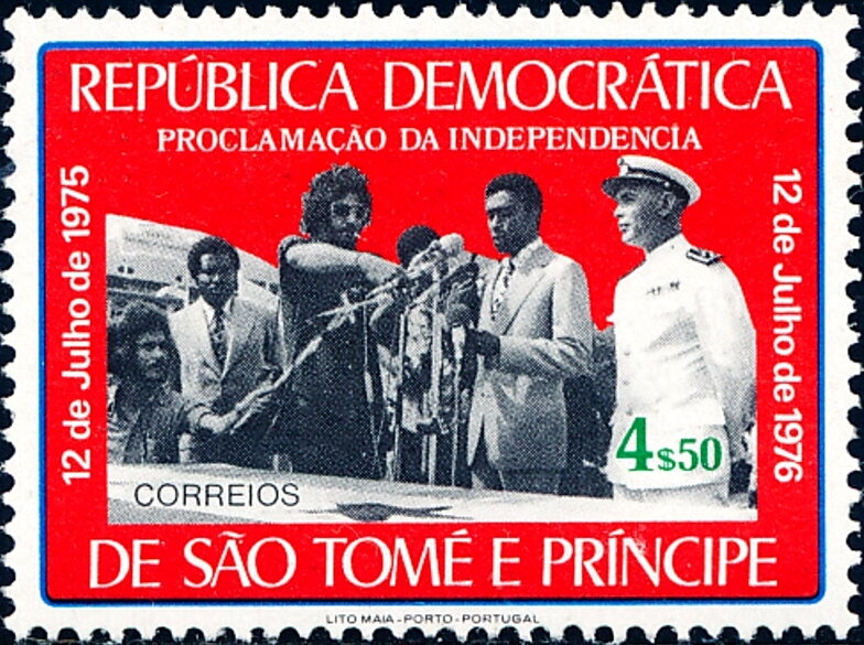 Portuguese Governor handing over power