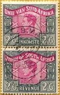 King George VI (1895-1952) - se-tenant pair