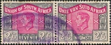 King George VI (1895-1952) - se-tenant pair