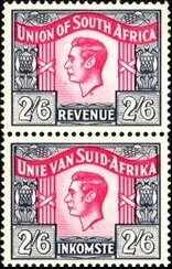 King George VI (1895-1952) - se-tenant pair
