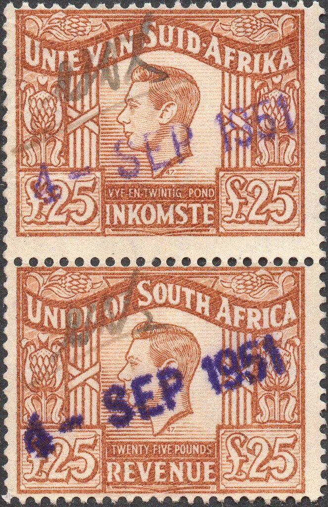 King George VI (1895-1952) - se-tenant pair