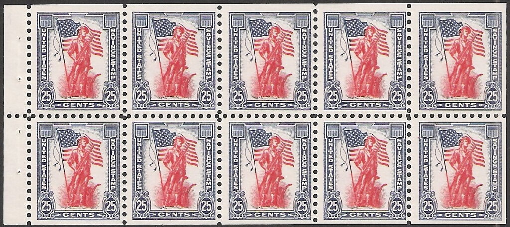 Minuteman and 50-star flag