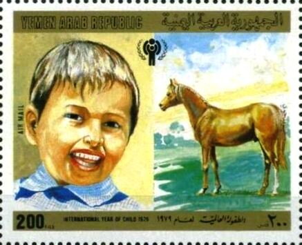 Child and horse