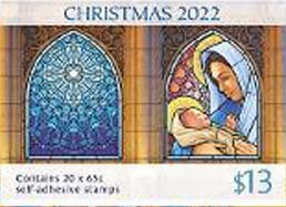 Stamp, Madonna and Child, Australia,  , Christmas