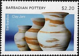 Stamp, Clay Jars, Barbados,  , Glass and Earthenware