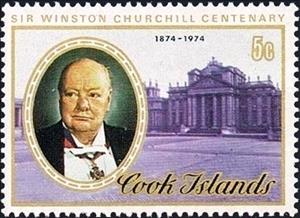 Stamp, Blenheim Palace, Cook Islands,  , Palaces