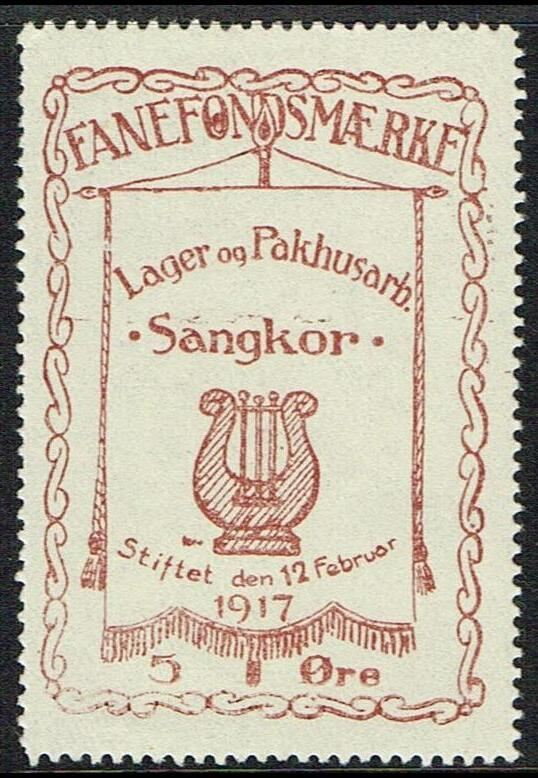 Fanefondsmaerke Lager Og Pakhusarb Sangkor Stiftet Den 12 Fe