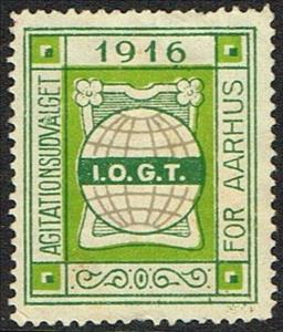 Stamp, I O G T Agitationsudvalget For Aarhus, Cinderellas,  , Organizations