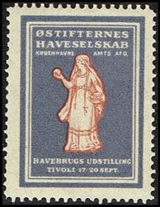 Stamp, Oestifternes Haveselskab Koebenhavns Amts Afd, Cinderellas,  , Women