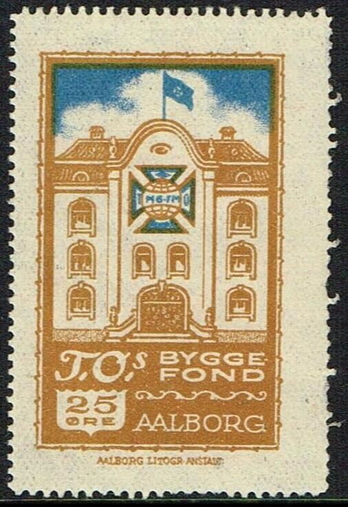 T O S Byggeforn 25 Oere Aalborg Loge