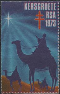 Stamp, Tuberculosis Christmas Seal, Cinderellas,  , Camels, Charity, Christmas, Tuberculosis / TBC