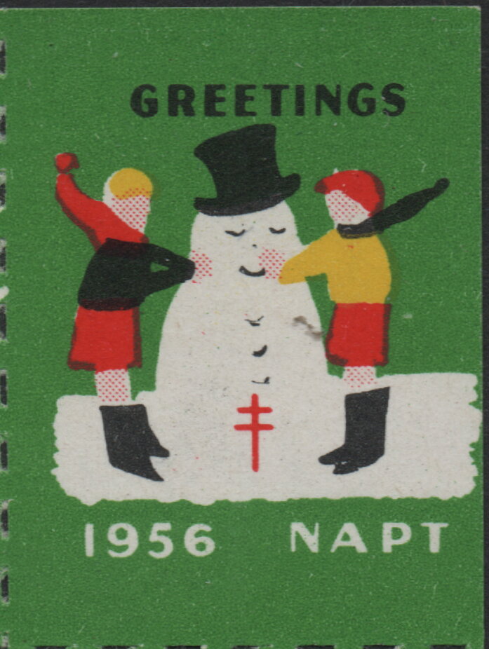 Tuberculosis Christmas Seal, Children at play