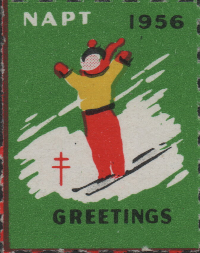 Tuberculosis Christmas Seal, Children at play
