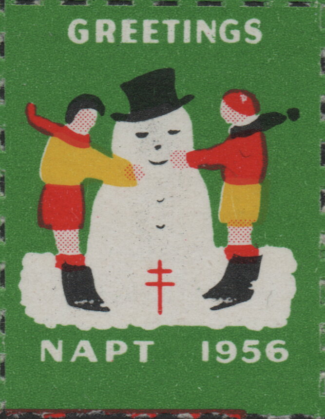 Tuberculosis Christmas Seal, Children at play