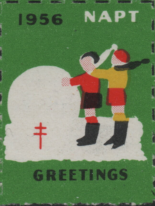 Tuberculosis Christmas Seal, Children at play