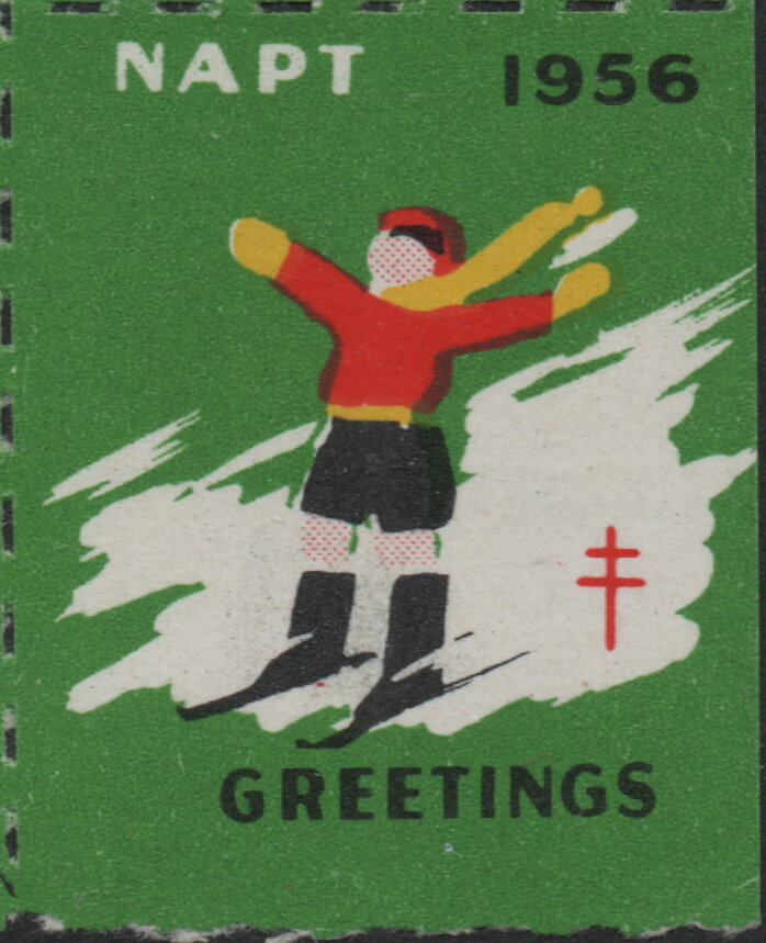 Tuberculosis Christmas Seal, Children at play