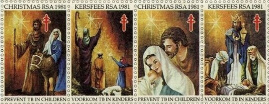 Tuberculosis Christmas Seal, Nativity Scenes