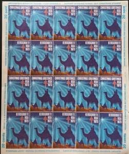 Full Pane, Tuberculosis Christmas Seal, Wise Men, sheet, Cinderellas,  , Charity, Christmas, Tuberculosis / TBC