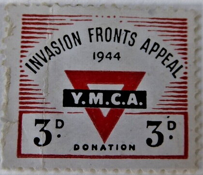 YMCA Donation Invasion Fronts Appeal 1944
