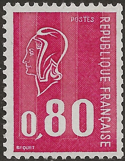 Marianne type Bequet (3 strips phosphorus)
