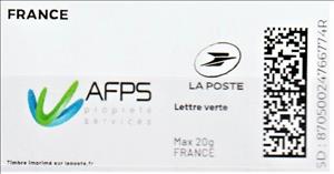 Stamp, AFPS Proprete Service. Redesign, France,  , Logos