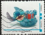 Blue Pikachu with gift