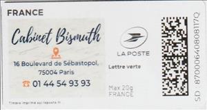 Stamp, Cabinet Bismuth, France,  , Accountants