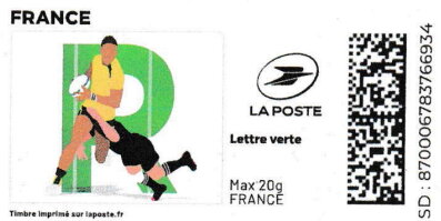 Letter R Rugby. Redesign