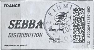 Stamp, Sebba Distribution, France,  , Shops