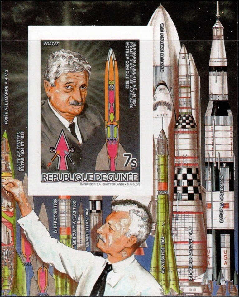 Hermann Oberth (1894-1989), Two-Stage Rocket