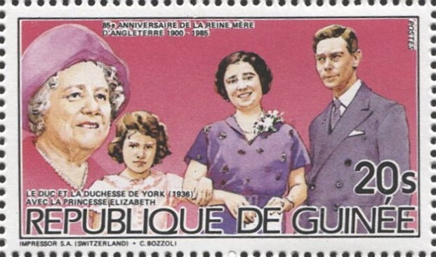 Queen Elizabeth The Queen Mother (1900-2002), 85th birthday