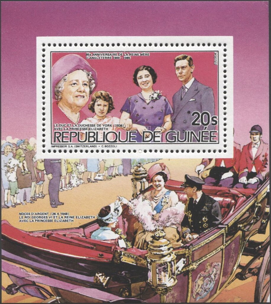 Queen Elizabeth The Queen Mother (1900-2002), 85th birthday