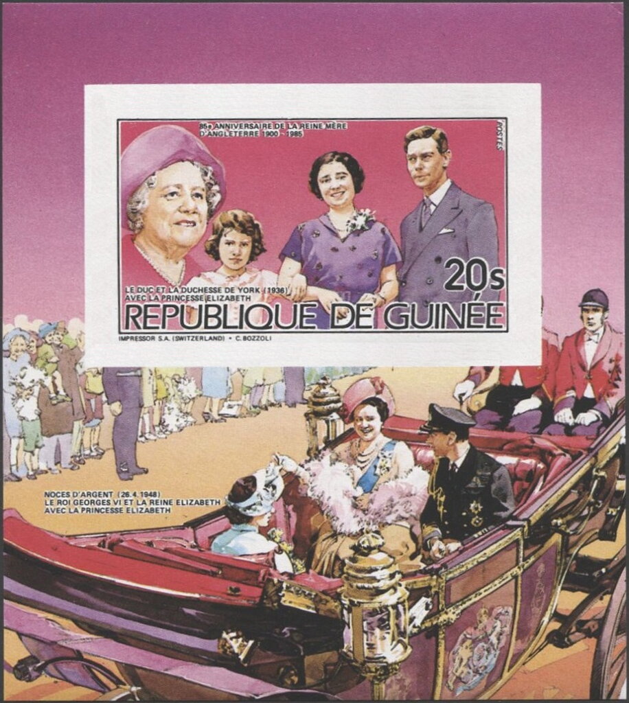 Queen Elizabeth The Queen Mother (1900-2002), 85th birthday