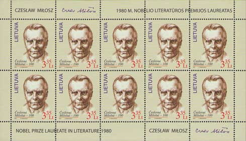 Birth Centenary of Cheslovas Miloshas (1911-2004)