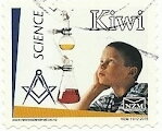 Stamp, Freemasons - Science - Small Format, Personalized and Private Mail Stamps,  , Charity, Children, Logos, Organizations, Science