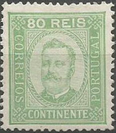 Stamp, King Carlos I, Portugal,  , Famous People, Heads of State, Kings, Men, Royalty