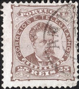 Stamp, King Luis I, Portugal,  , Kings
