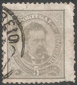 Stamp, King Luis I, Portugal,  