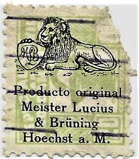 Stamp, Meister Lucius & Brüning, Spain,  