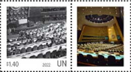 Installation of Secretary-General Dag Hammarskjöld