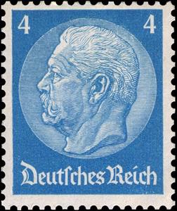 Stamp, Paul von Hindenburg (1847-1934), 2nd President, Austria,  , Famous People, Heads of State, Men, Politicians, Государственный деятель
