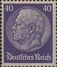 Stamp, Paul von Hindenburg (1847-1934), 2nd President, Austria,  , Famous People, Heads of State, Men, Politicians, Государственный деятель