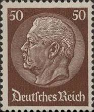 Stamp, Paul von Hindenburg (1847-1934), 2nd President, Austria,  , Famous People, Heads of State, Men, Politicians, Государственный деятель
