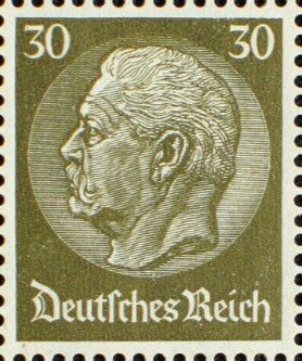 Stamp, Paul von Hindenburg (1847-1934), 2nd President, Austria,  , Famous People, Heads of State, Men, Politicians, Государственный деятель