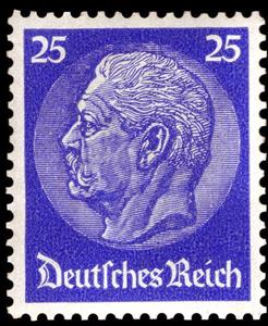 Stamp, Paul von Hindenburg (1847-1934), 2nd President, Austria,  , Famous People, Heads of State, Men, Politicians, Государственный деятель